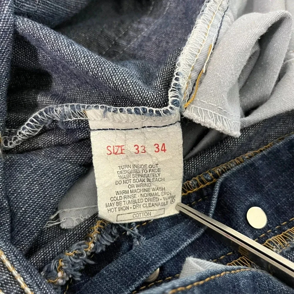 Levi's Jeans Men's Size 33 Blue 520‎ Bootcut Button Fly Medium Wash Vtg 90s